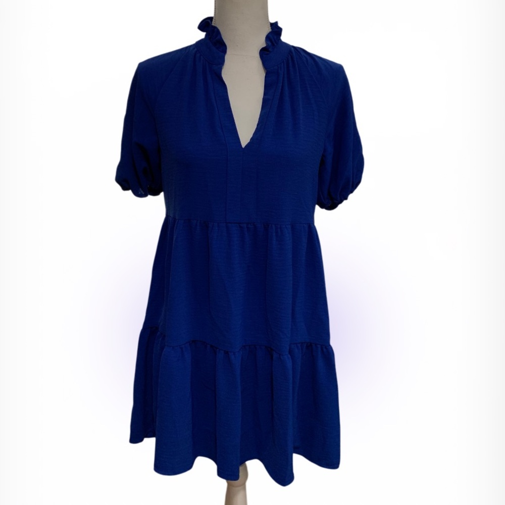 STATE Royal Blue Mini Dress